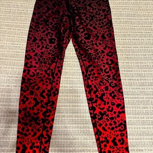 Size Small Ultracor printed leggings.  Harley worn